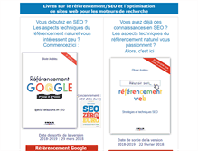 Tablet Screenshot of livre-referencement.com